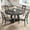 Black, variant on GAOMON 47 Inch Round Dining Table, Wooden Kitchen Table for 4, Farmhouse Dinner Table with Wooden Top and Legs for Home Dining Room or Living Room - Rustic Brown(No Chairs)