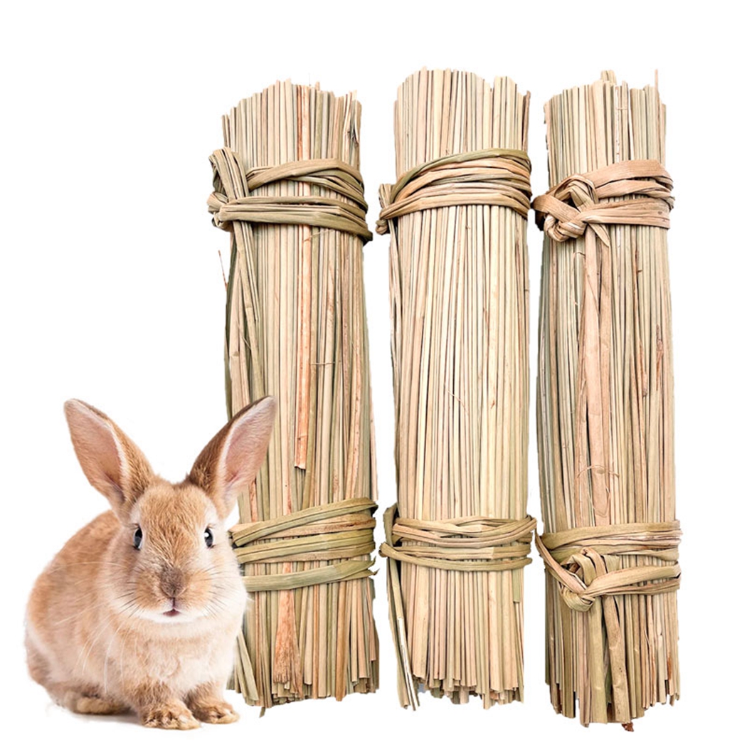 Rabbit Chew Sticks Grass 3 Rolls Interactive Rabbit Hay Sticks Bunny