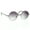 Gray, variant on John Lennon Inspired Round Clear Lens Hippy Vintage Adult Glasses for Men Women