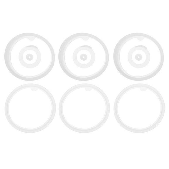 MLINS  Water Bottle Gasket Replacement Silicone Round Ring For Sealed Insulated Food Jar White