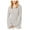 Grey - lgh, variant on Kensie Womens Bell Sleeve Pullover Sweater, White, X-Small