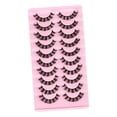 thumbnail image 1 of 10 pares de pestañas rusas  pestañas accesorios efecto esponjoso C Yuyangstore  Kits de pestañas postizas, 1 of 8