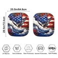 thumbnail image 4 of Jeiento Eagle Car Front Windshield Sun Shade Foldable Sunshade Protector Lightweight Sun Visor American Flag Car Windshield Cover Sun Shade Car Accessories Auto Decor 2 Pack, 4 of 7