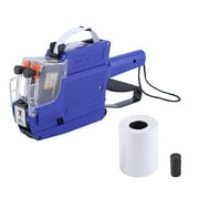 Portable 10 Digits 2 Lines Labeler MX-6600 Durable Price Tag Gun With 5 Volume White Tags 1 Ink Handheld Price Labeling Tool