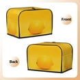 thumbnail image 3 of Haiem Yellow Lemon Print Toaster Covers 2 Slice Wide Slot,Bread Dust Cover & Fingerprint Protection,Bread Machine Cover,Appliance Covers, 3 of 7