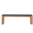 thumbnail image 5 of 59in Modern Wood Bench, Rustic & Contemporary Design, 5 of 9