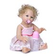 thumbnail image 2 of Muñeca Reborn Decdeal Pelo Rubio y Vestido Floral 18.5 Pulgadas, 2 of 8