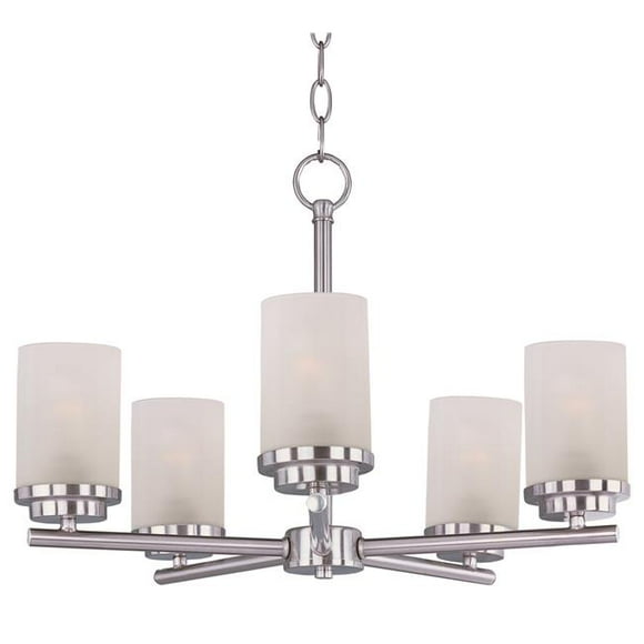 Maxim 10205FTSN 19 x 22 in. Corona 5-Light Chandelier, Satin Nickel