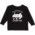 thumbnail image 3 of Inktastic I'd Rather Be Camping Boys or Girls Long Sleeve Toddler T-Shirt, 3 of 5