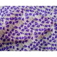 thumbnail image 4 of oneOone Silk Tabby Purple Fabric Florals Sewing Material Print Fabric By The Yard 42 Inch Wide, 4 of 4