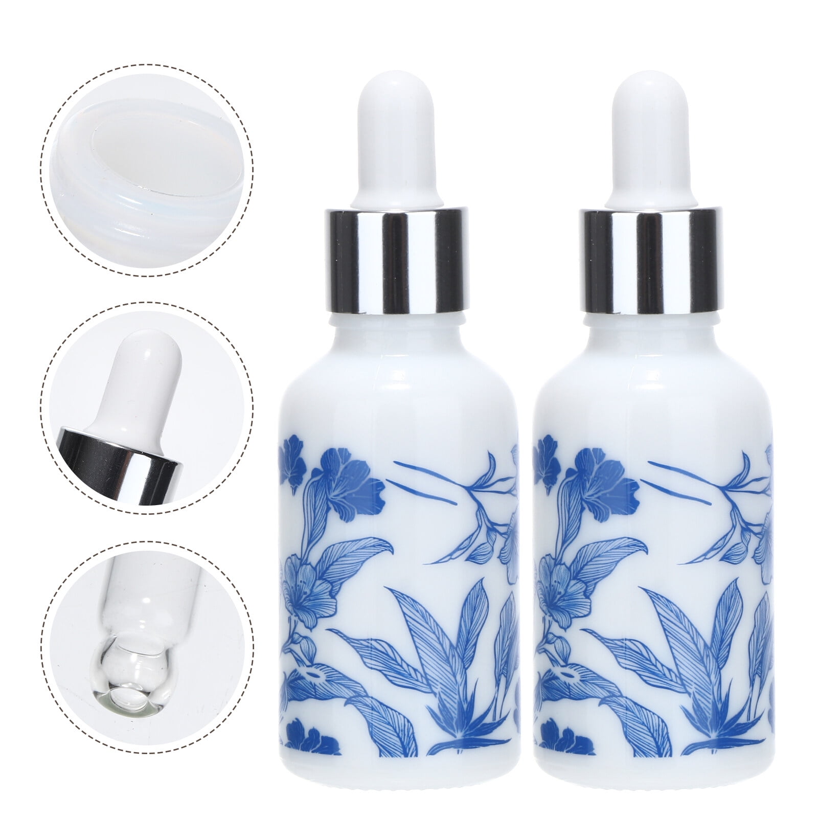 Essential Oil Dropper 2 Types Glass Liquid Droppers Fit for Essential Oils  Perfume 0.25 ml 0.50