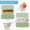 thumbnail image 5 of Plastic Pencil Box Large Capacity Pencil Boxes Clear Boxes with Snap-Tight Lid Stylish Office Supplies Storage Organizer Box Neon Green Leopard Print, 5 of 7