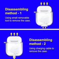 thumbnail image 3 of Étui pour AirPods, Étui de Protection pour AirPods 1 & 2, Design Mince Nuage Rêveur avec Pare-Chocs Rigide à Double Couche Antichoc pour Filles Femmes Hommes, 3 of 7