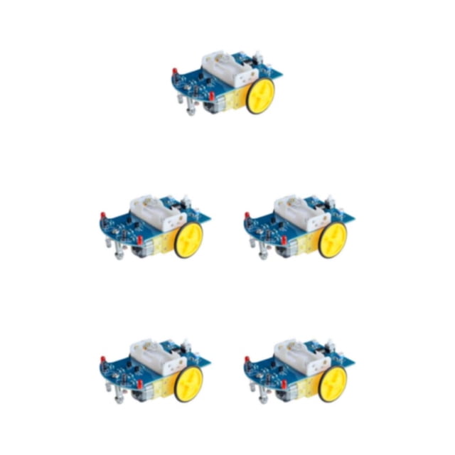 Maytalsory Line Car DIY Kit Professional Simple Making Accessories Line Following Cars Set Motor Modified Component Type 1 5Set