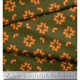 thumbnail image 2 of Soimoi Rayon Fabric Fox Kids Print Sewing Fabric Yard 56 Inch Wide, 2 of 3