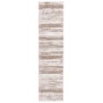 thumbnail image 2 of SAFAVIEH Penelope Eleanor Abstract Shag Runner Rug, Taupe/Ivory, 2' x 8', 2 of 10