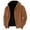 #Gold, variant on DPTALR Men's Retro Solid Color Hooded Zip-Up Casual Jacket,Gold, L
