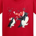 thumbnail image 4 of Inktastic Penguin Christmas Holiday March Youth T-Shirt, 4 of 5