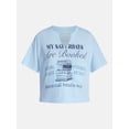 thumbnail image 5 of Booked Saturdays Women's Graphic Tee with Short Sleeves, Sizes XXS-XXL, 5 of 5