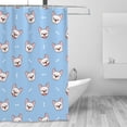 thumbnail image 4 of Sigee French Bulldog Head for Waterproof Fabric Shower Curtain 72" W x 72" H for Bathroom Shower Curtain, 4 of 5