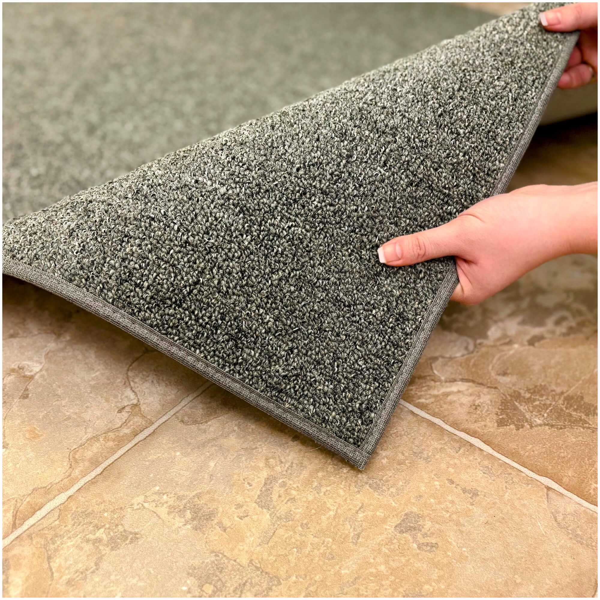 Koeckritz Rugs Gunmetal 2' x 10' Standard Area Rug for Indoor or Outdoor Living Spaces