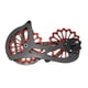 thumbnail image 2 of Rodillo de bicicleta Sistema de ruedas de polea de cambio de bicicleta de fibra de carbono ligero rodillo de guía de rodamiento de cerámica Eccomum Rodillo de bicicleta, 2 of 7