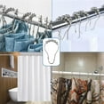 thumbnail image 5 of Genreen 24 Pack Stainless Steel Shower Curtain Hooks, Rust Resistant Roller Rings with Gliding Balls, Polished Nickel Heavy Duty Hangers for Bathroom Rods, 5 of 9