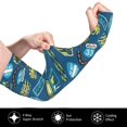 thumbnail image 3 of Easygdp Dump Truck Adult Ice Silk Sunscreen Arm Cover with Thumbhole, Cooling Compression Arm Cover for Running, 3 of 8