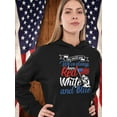 thumbnail image 6 of Always Red White Blue Sweatshirt Women -Image by Shutterstock, Female 4X-Large, 6 of 7