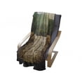 thumbnail image 4 of Rustic Wood Soft Flannel Fleece Blanket, Spring Season Mountain Side Landscape with Sun Rays Blurred out of Focus, Cozy Plush for Indoor and Outdoor Use, 50" x 60", Brown and Green, by Ambesonne, 4 of 6