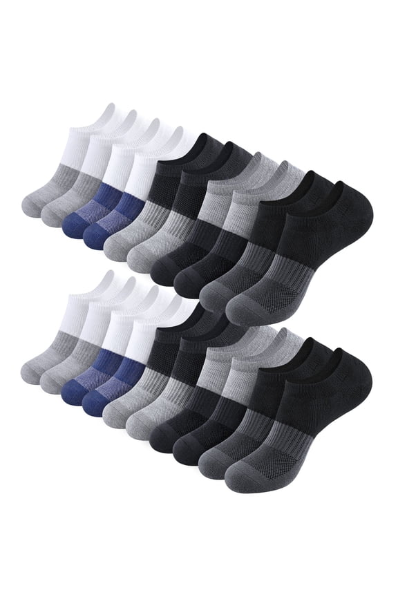 10 Pairs Mens Socks Thin No Show Socks Low Cut Invisible Flat Boat Casual Short Socks for Men