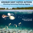thumbnail image 4 of TRUSCEND Vibespinner Lures with BKK Hooks – Easy Catch: 4 Actions (Vibrate/Swim/Flash/Jig) for More Bites, Longer Cast Search Bait – Jigs for Bass, Crappie, Trout– Ideal for Family Fishing, 4 of 8