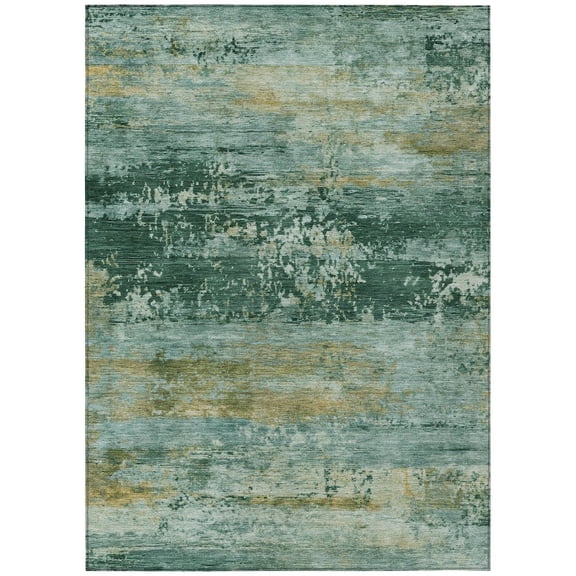Dalyn Rugs Machine Washable Indoor/Outdoor Chantille ACN2146 Green 2'6" x 3'10" Rug
