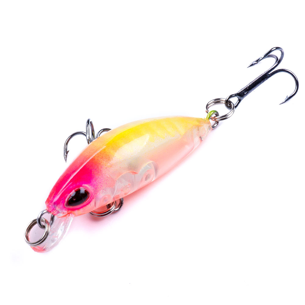 HENGJIA Fishing Lures Swimbait Sinking Minnow Lure Saltwater Jerkbait Lure 6Pcs/kit, 0.07oz/1.57in