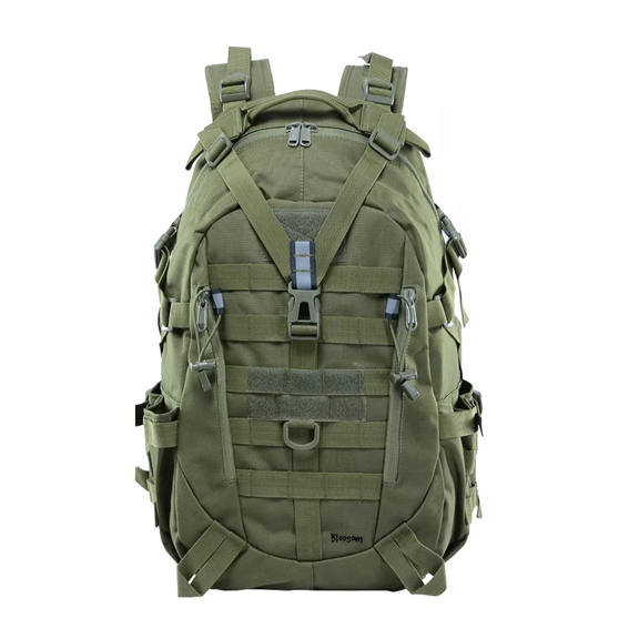 Mochila  Bloosom Tactica De Cámping Impermeable Gran Capacidad 45l Green