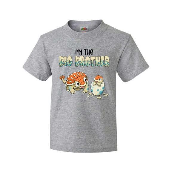 Inktastic I'm the Big Brother Ankylosaurus Bros Youth T-Shirt