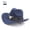 Blue, variant on Men's & Women's Western Style Suede Cowboy/Cowgirl Straw Hat