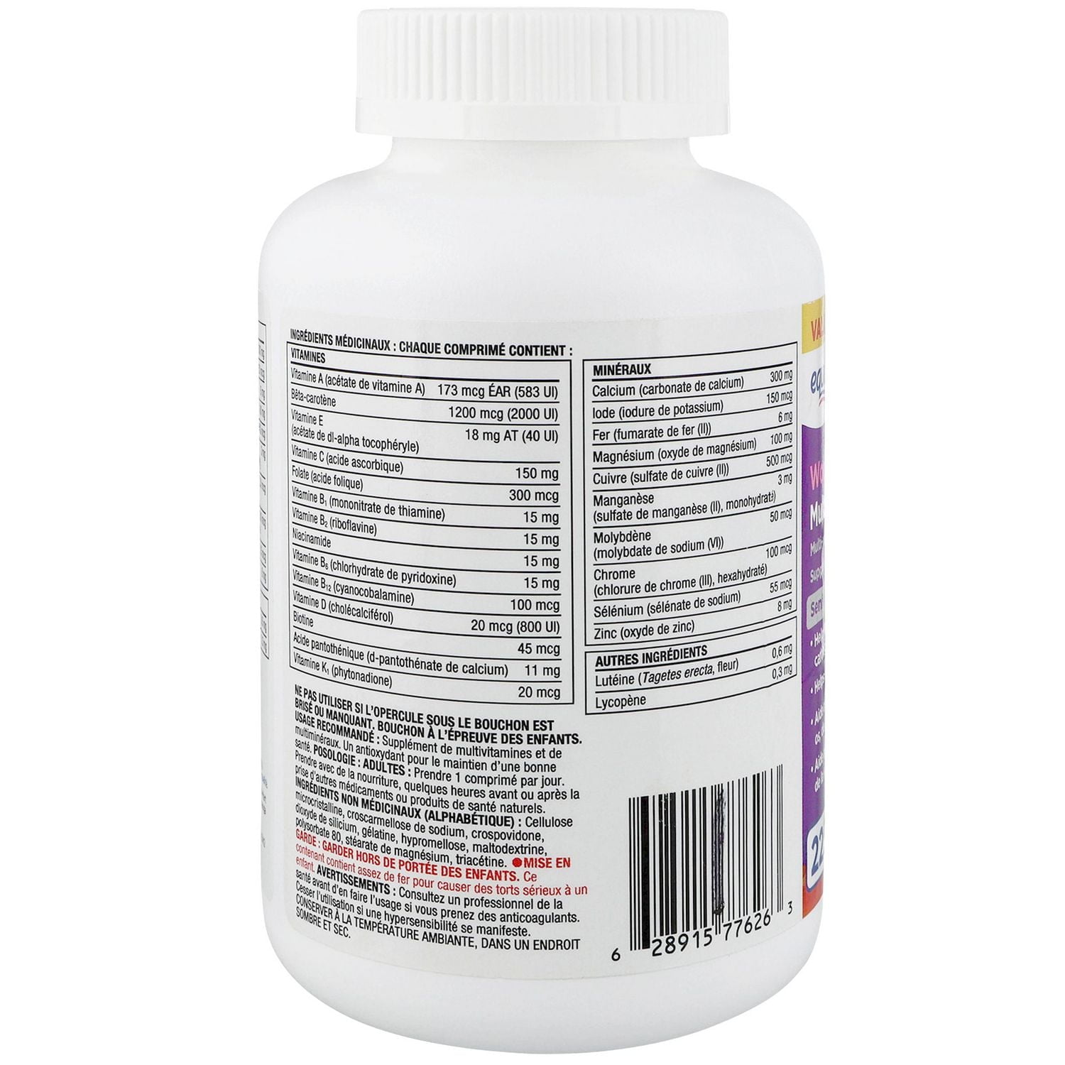 Equate Senior Women's Multivitamin, 225 Tablets