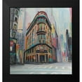 thumbnail image 2 of Atelier B Art Studio 12x13 Black Modern Framed Museum Art Print Titled - Building Architecture in New-York, 2 of 5