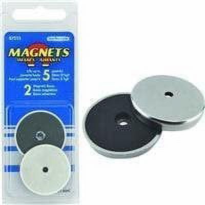 Master Magnetics Round Base Magnet 1-1/4 " Dia Clamshell