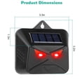 thumbnail image 4 of Afoxsos 4-Pcs Solar Predator Control Light, Animal Repeller for Outdoor with 4 Red LED Light, 4 of 12
