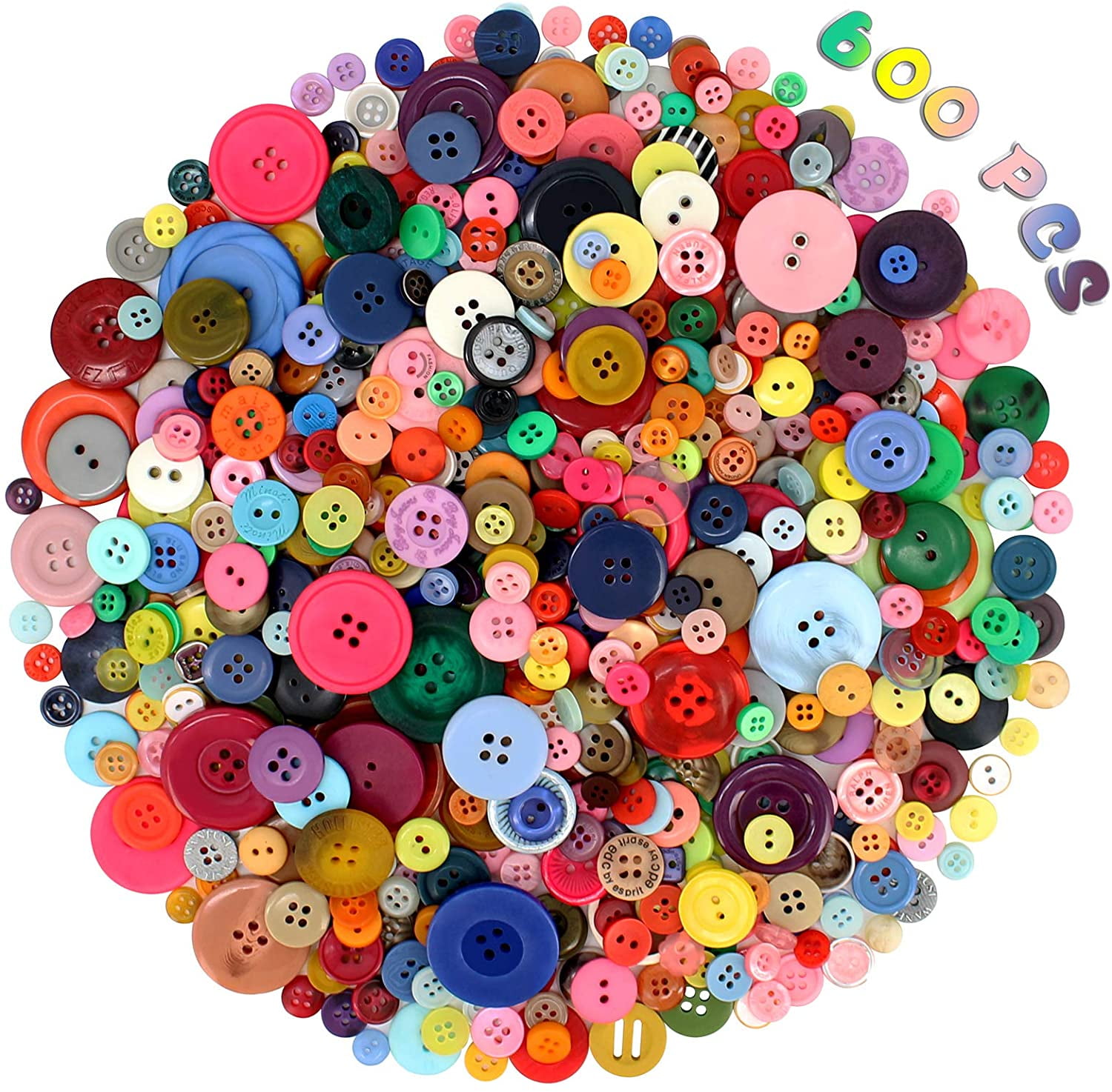 Blur Mix Assorted Buttons Crafts Stock Photo 1098968060
