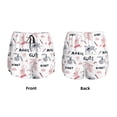 thumbnail image 5 of Picia Cute Magic Bunny Pattern Women's 2 in 1 Athletic Running Shorts High Waisted Workout Casual Gym Sweat Shorts with Comfy Liner Zipper Pockets-Small, 5 of 9
