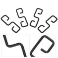 thumbnail image 1 of WRITWAA 4Pcs Rain Chain Gutter Anchor Sleek Design Black For Roof Drainage, 1 of 7