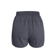 thumbnail image 5 of Gym Shorts Women High Waist Running Shorts for Lightweight Athletic Workout Shorts with Side Pockets and Zipper, 5 of 6