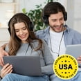 thumbnail image 7 of Classroom Headphones-Bulk 10-Pack, Student On Ear Comfy Swivel Earphones for Library, School, Airplane, Kids-for Online Learning and Travel, HQ Stereo Sound 3.5mm Jack (Black with Microphone), 7 of 7
