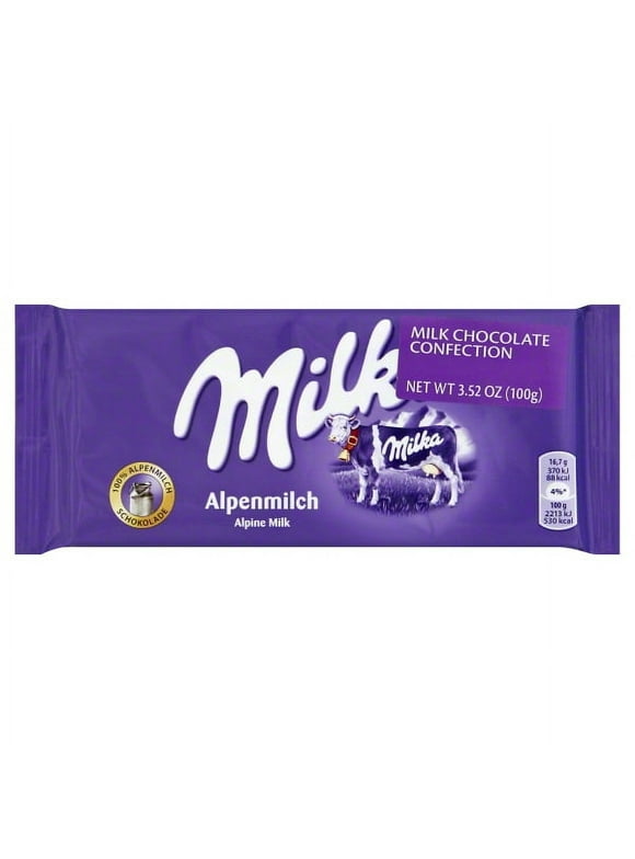 Mondelez Milka Milk Chocolate Confection, 3.52 oz
