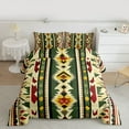 thumbnail image 2 of Manfei Tribal Aztec 2pcs Bedding Comforter Set for Teens Boys Girls,Bohemian Flower Twin Comforter Sets,Boho Theme Breathable Bedding Set,Super Cozy Room Decor,Reversible, 2 of 8