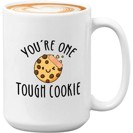 

Cookie Lover Coffee Mug You re One Tough Cookie Get Well Soon Food Cooking Kitchen Cake Chocolate Chip Biscuit Baker Home 11oz White