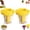 Yellow-2PCS, variant on Manual Vegetable Spiralizer and Curler for Rose Flower Carving Stainless Steel Multifunctional Peeler Carrot Cucumber Rose Garnishing Slicer Tool Kitchen Gadget